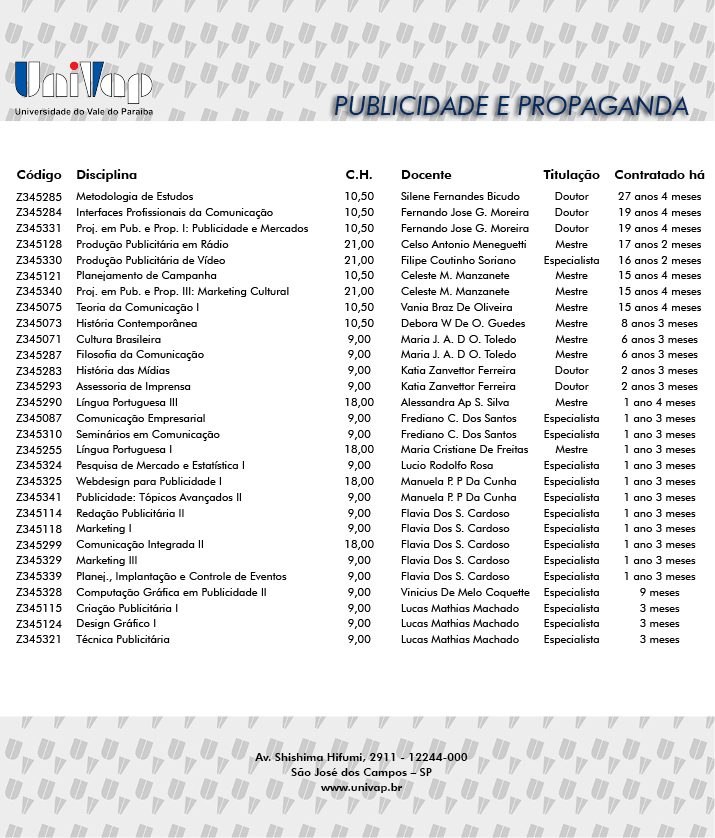 Curso comunicacao social publicidade e propaganda